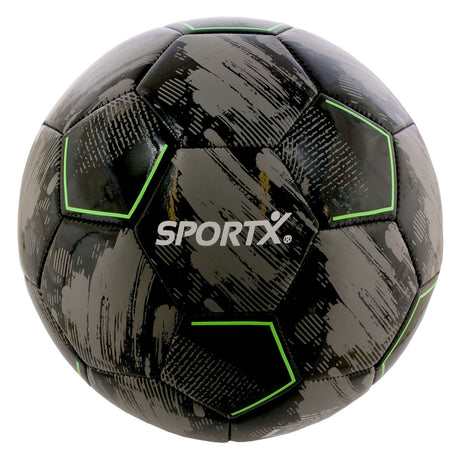 Sportx Fußball grau schwarz 330-350gr