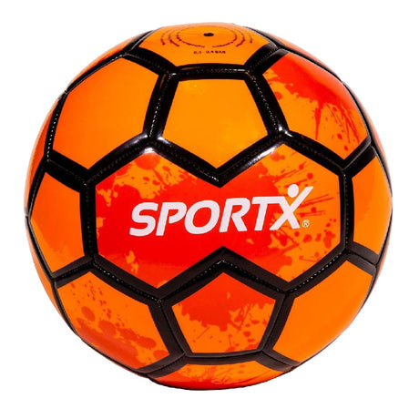 Sportx Fußball orange – Stranderholung – Größe 5 Format (ø 22 cm) -