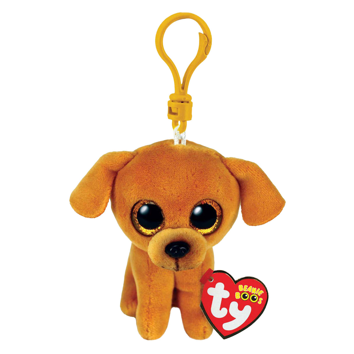 Ty Beanie Boo's Clip Zuzu hellbrauner Hund, 7 cm