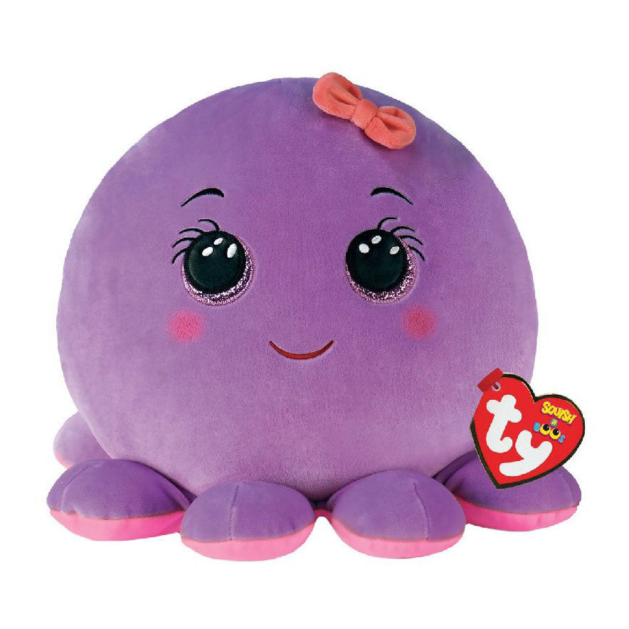 Ty Beanie Ty Squish a Boo Octavia Lila Oktopus, 20 cm