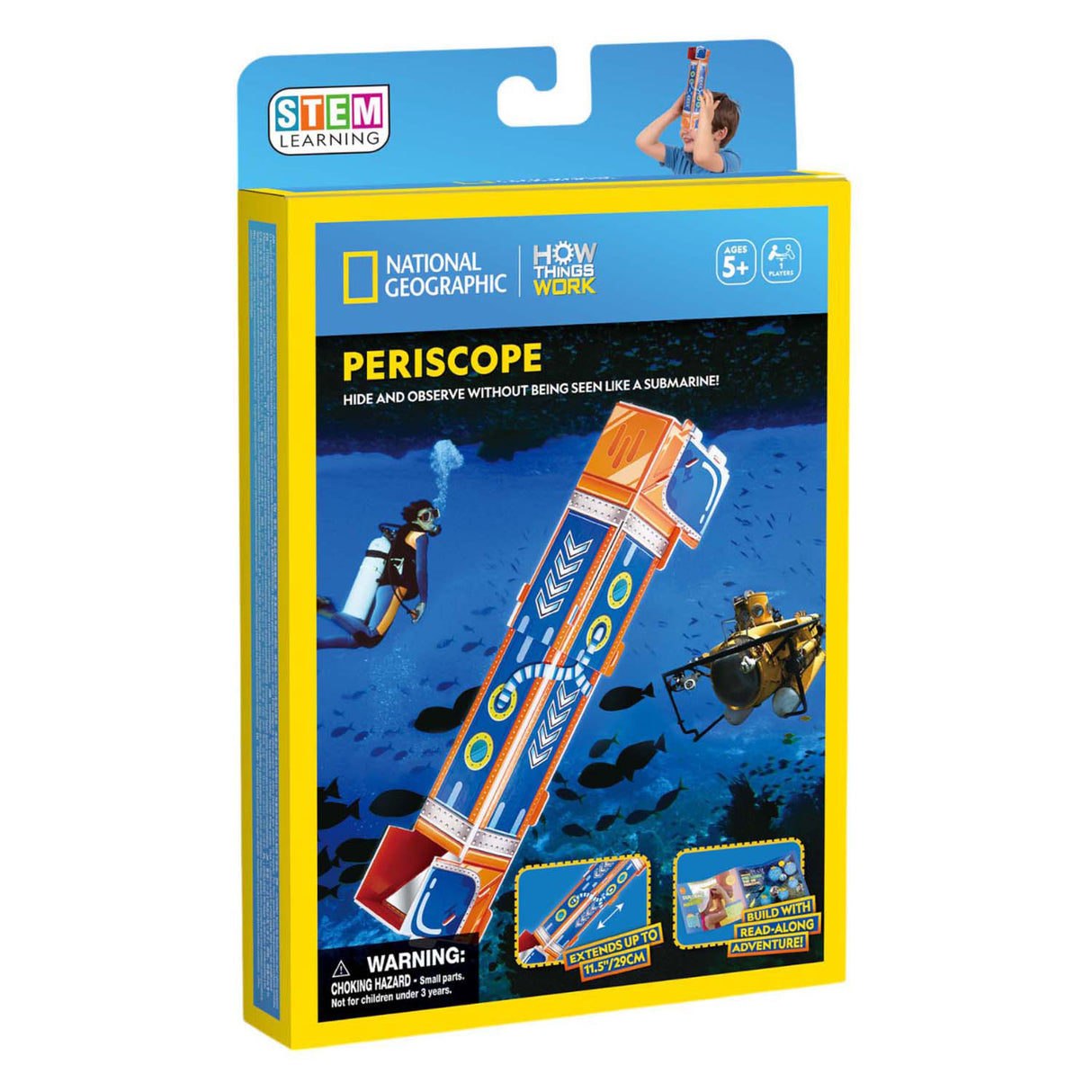 Kubisches lustiges 3D-Puzzle National Geographic Stem Periscope