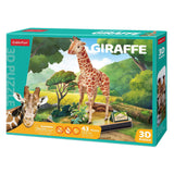 Kubisches lustiges 3D-Puzzle-Giraffe