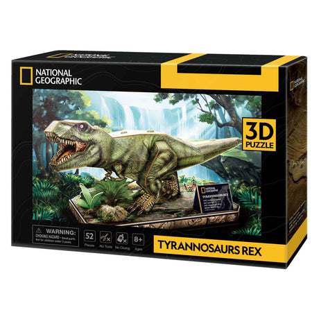 Kubisches lustiges 3D-Puzzle National Geographic T-Rex