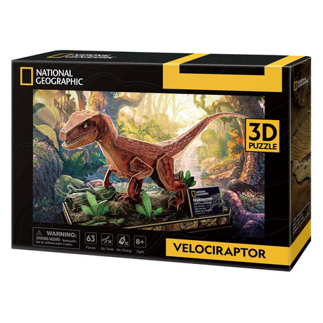 National Geographic 3D-Puzzle Velociraptor