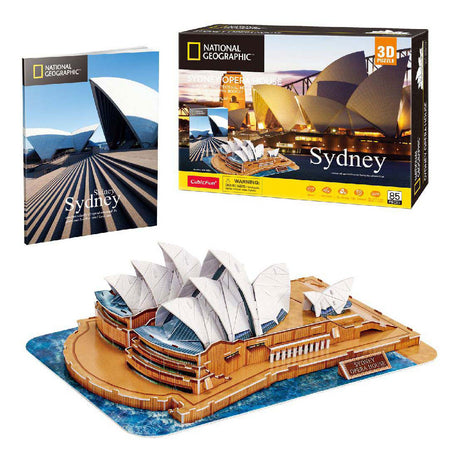 Kubisches lustiges 3D-Puzzle National Geographic Opera House Sydney