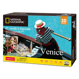 Kubisches lustiges 3D-Puzzle National Geographic St. Marcoplatz