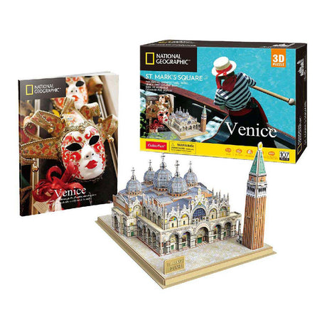 Kubisches lustiges 3D-Puzzle National Geographic St. Marcoplatz