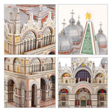 Kubisches lustiges 3D-Puzzle National Geographic St. Marcoplatz
