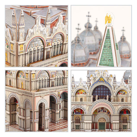 Kubisches lustiges 3D-Puzzle National Geographic St. Marcoplatz