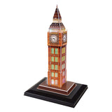 Kubisches lustiges 3D-Puzzle Big Ben mit LED-Beleuchtung