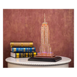 Kubisches, lustiges 3D-Puzzle „Empire State Building“ mit LED-Beleuchtung