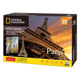 Kubisches lustiges 3D-Puzzle National Geographic Eiffelturm