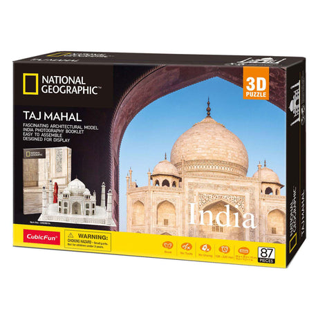 Kubischer Spaß National Geographic – 3D-Puzzle – Taj Mahal