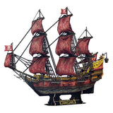 Kubisches lustiges 3D-Puzzle Queen Anne Revenge