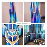 Kubisches lustiges 3D-Puzzle Burj Khalifa mit LED-Beleuchtung
