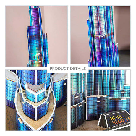 Kubisches lustiges 3D-Puzzle Burj Khalifa LED (2010327)