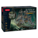 Kubisches lustiges 3D-Puzzle „fliegender Holländer“ mit LED-Beleuchtung