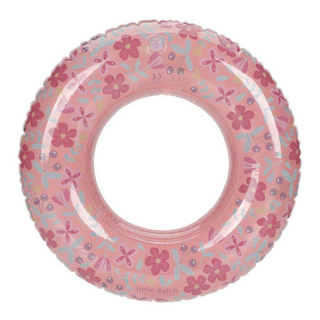 Little Dutch Schwimmring mit rosa Blumen, 50 cm