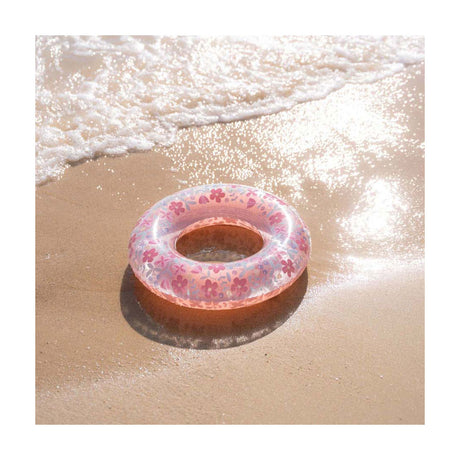 Little Dutch Schwimmring mit rosa Blumen, 50 cm