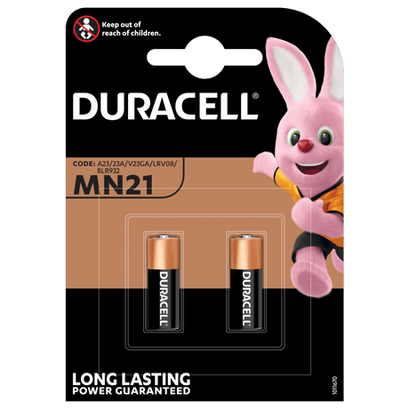 Duracell-Batterie mn21 a23 k23a lrv08 12 V Alkaline (2 Stück)