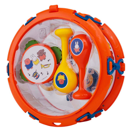 Rubo Toys Miffy Musikset – Tamburin – Trommel – Klappbretter – Maracas – Spielzeuginstrumente