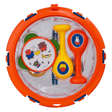 Rubo Toys Miffy Musikset – Tamburin – Trommel – Klappbretter – Maracas – Spielzeuginstrumente