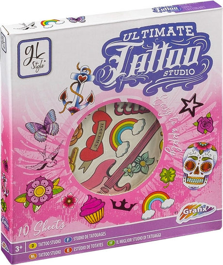 Grafix Tattoo-Set blau