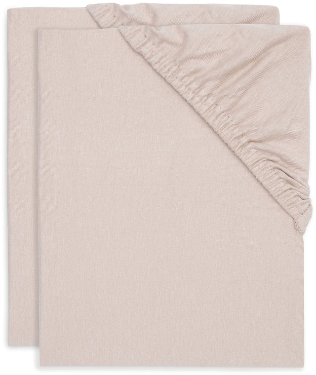 Jollein hoeslaken jersey 60x120cm wild rose (2pack)