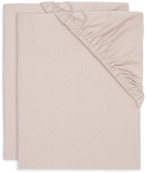 Jollein hoeslaken jersey 40 50x80 90cm wild rose (2pack)
