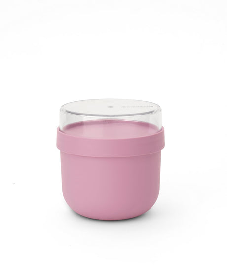 Brabantia make take yoghurt beker to go - 500 ml - lilac pink