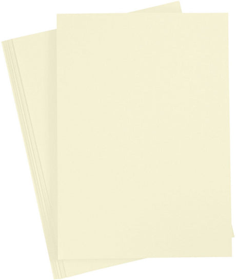 Kreativunternehmen https: www.cchobby.nl Karton-A4-Blatt-210x297-mm-210-gr-Pastellgelb-10-Blatt-1-Box