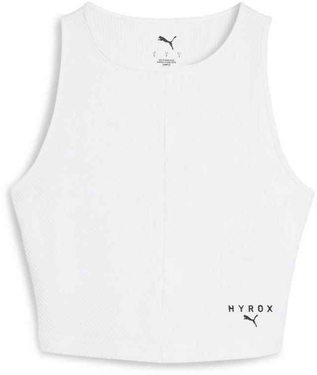 Puma dames tanktop w x hyrox rib crop 527640