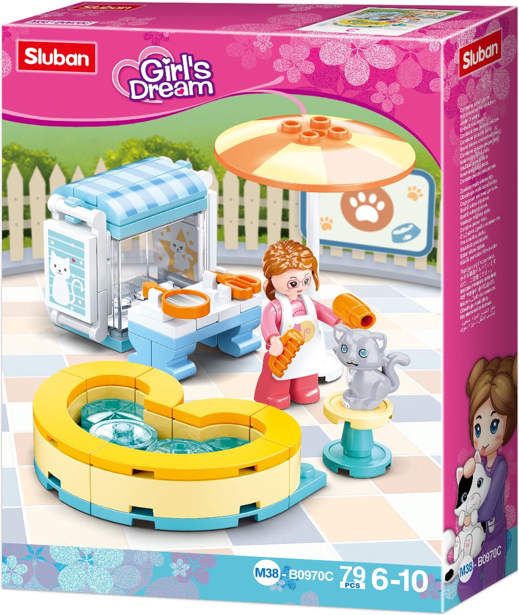 Sluban Girl's Dream Cat Spa (m38-b0970c)