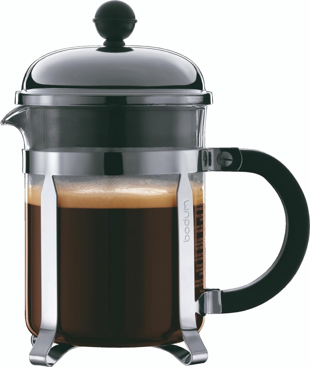 Bodum cafetiere chambord rvs zwart 500 ml