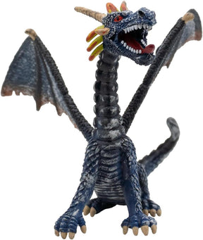 Bullyland Drache sitzend blau silber (75594)