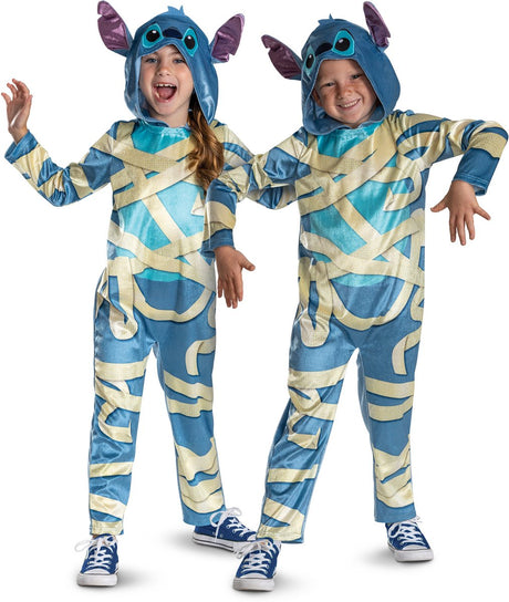 Verkleidung Disney Stitch – Stitch Mummy klassisches Kleid XS (3–4 Jahre)