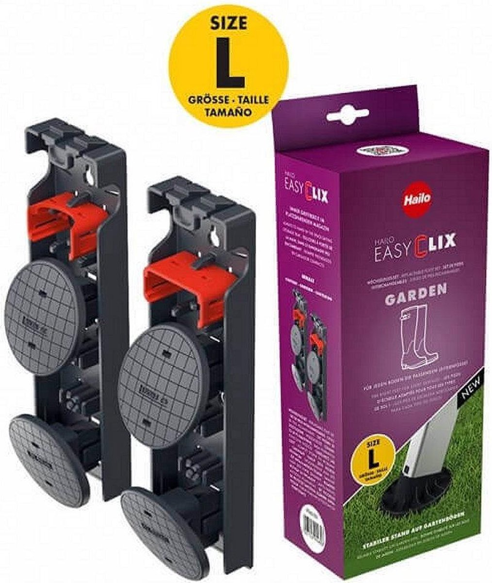 Hailo 9948-001 Easyclix Garden l austauschbarer Fuß