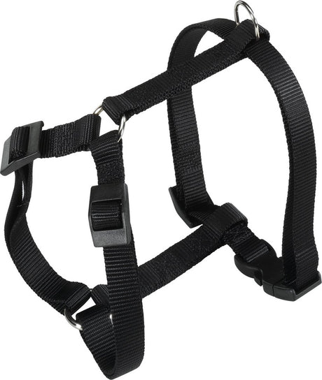 Ferplast Champion Harness Hundegeschirr – Nylon – Schwarz – XL – Halsumfang: 52–80 cm – Brustumfang: 60–98 cm (bitte vor der Bestellung messen)
