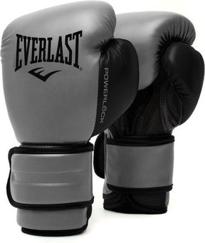 Everlast Powerlock 2R Trainingshandschuh, Anthrazit, 16 oz