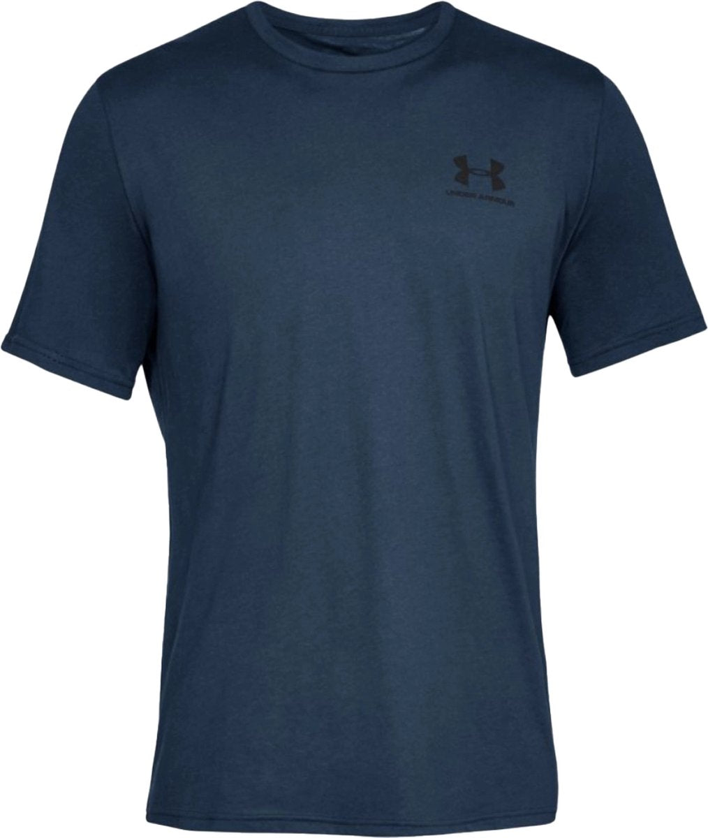 Under Armour UA M Sportstyle LC SS-Blu Herren-Sportshirt – Academy – Schwarz