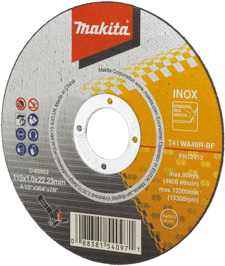 Makita-Zubehör Makita-Trennscheibe 115 x 1,2 mm Edelstahl – D-65953