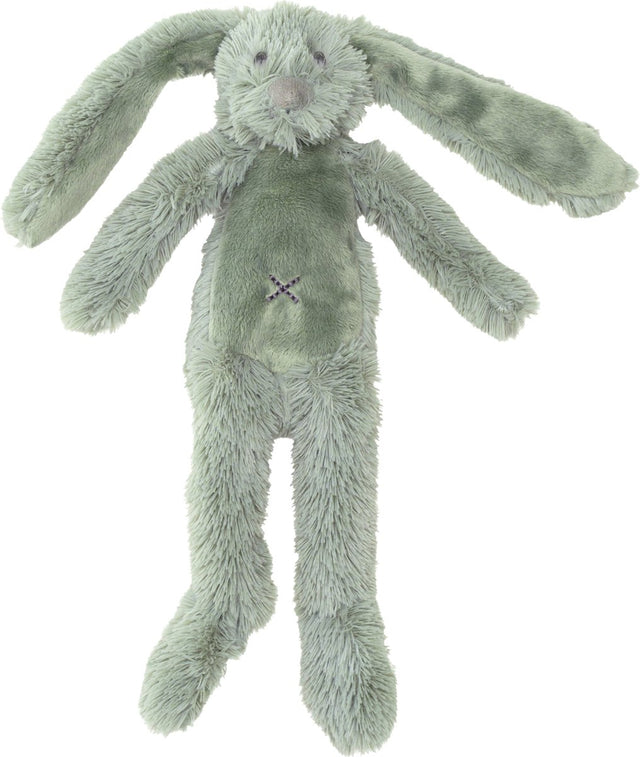 Happy horse konijn richie flatstyle knuffel 27 cm - groen - baby knuffel