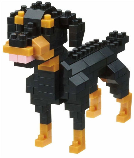Nanoblock Nanoblock-Baukasten Rottweiler - 140-tlg.