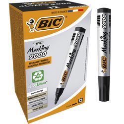 Permanentmarker Bic Ecolutions 2000 breit 1,7 mm schwarz rund schnell trocknend