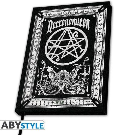 Abystyle cthulhu - a5 notebook necronomicon - volg de voetsporen van abdul al-hazred