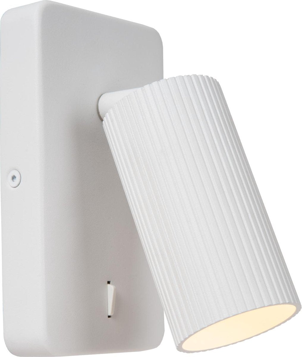 Lucide Clubs – Nachttischlampe Wandleuchte – 1xGU10 (MR16) – weiß