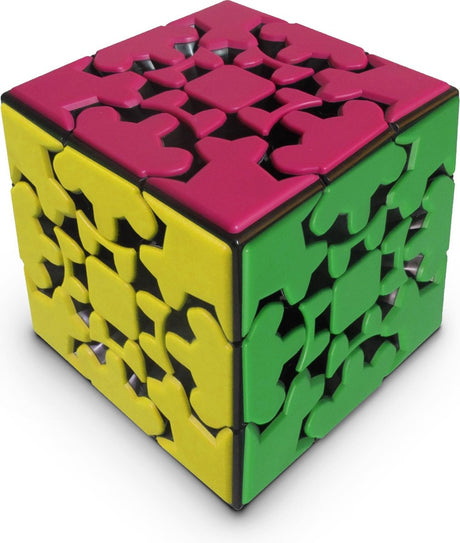 Recent toys gear cube xxl – grote draaipuzzel met tandwielen – mechanische breinbreker van 12 cm – vanaf 14 jaar