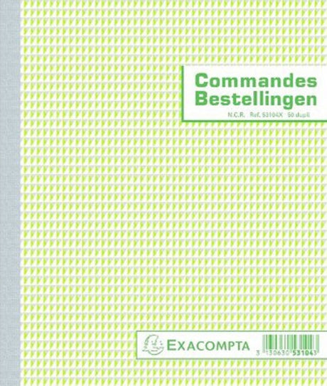 Exacompta Registerbestellungen 53104x 18x21cm Duplikat nl fr