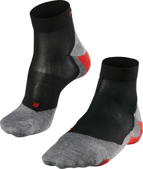 Falke ru5 kurze Anti-Blasen-Funktionsmaterial-Laufsocken Herren Schwarz - Größe 46-48