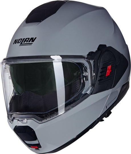 Nolan N120-1 Classico 303 grau glänzender Systemhelm – Größe XXL – Helm